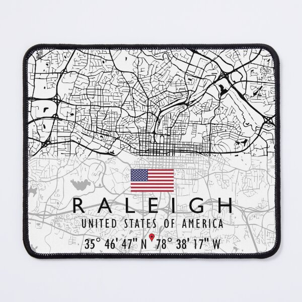 Item preview, RALEIGH MAP USA designed and sold by hatimelhag.