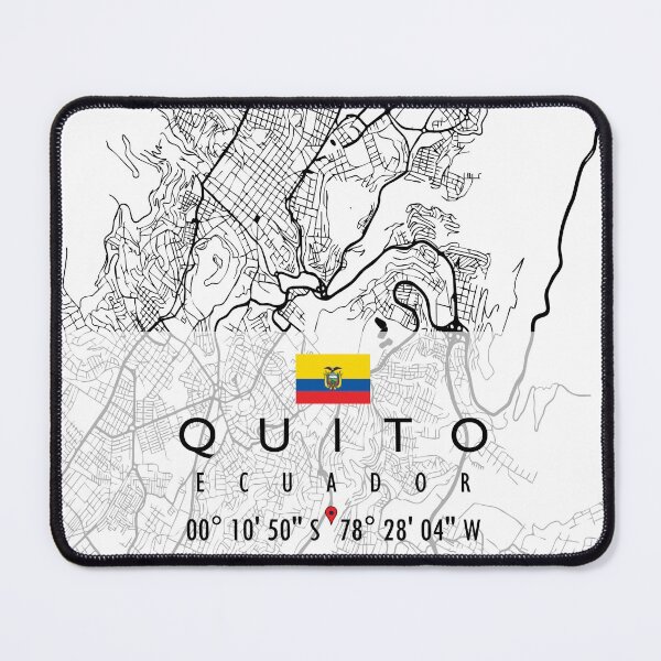 Item preview, QUITO MAP ECUADOR designed and sold by hatimelhag.