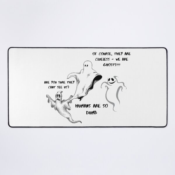 Item preview, Ghosts convinced they are invisible, apparitions, Ghost haunting people, Halloween and Ghost Merchandise, Funny Ghost Merchandise designed and sold by OpinionsHeard.