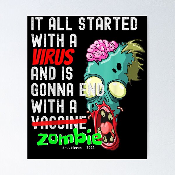 Item preview, It All Started With A Virus Then Zombie Apocalypse  designed and sold by janetconnie8l.
