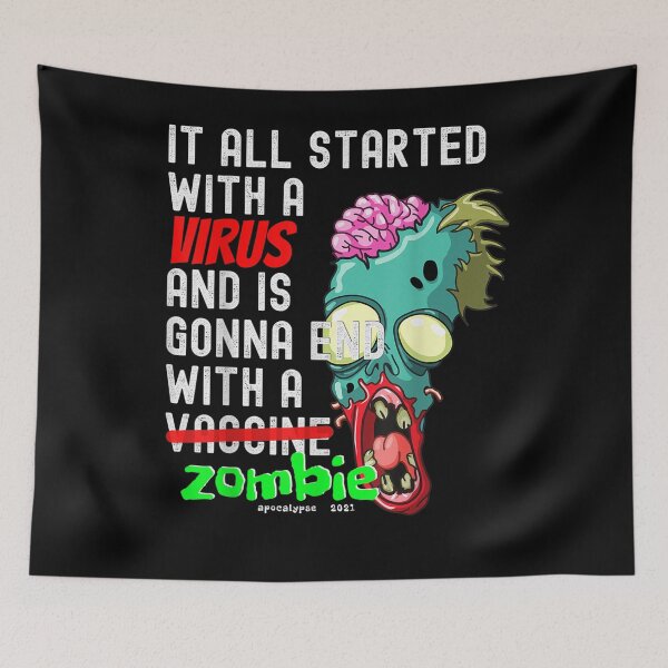 Item preview, It All Started With A Virus Then Zombie Apocalypse  designed and sold by janetconnie8l.