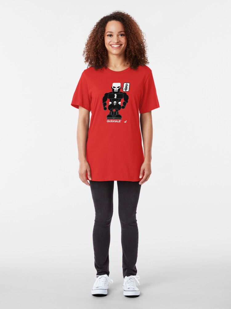 Alternate view of AFR Superheroes #12 - Doctor Skull Slim Fit T-Shirt