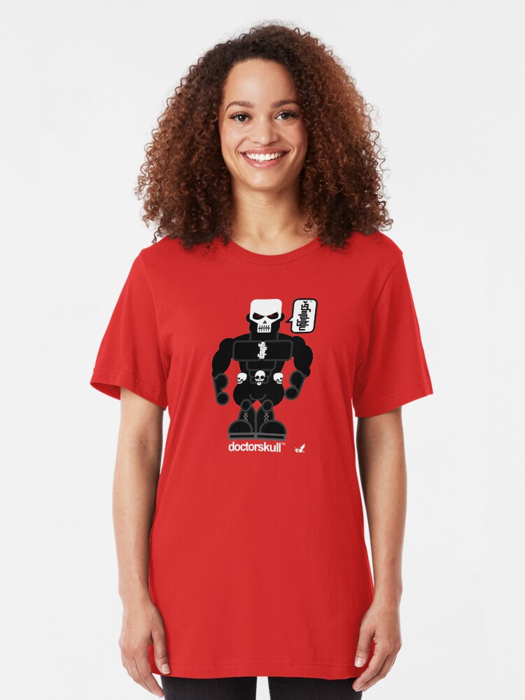 Alternate view of AFR Superheroes #12 - Doctor Skull Slim Fit T-Shirt