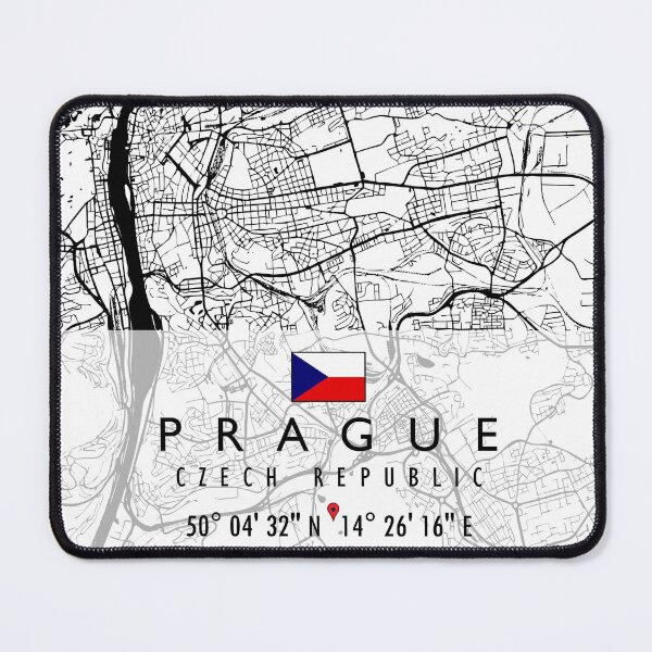 Item preview, PRAGUE MAP CZECH REPUBLIC designed and sold by hatimelhag.