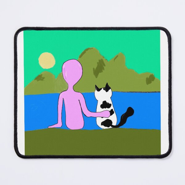 Item preview, Kid and Cat at the Beach designed and sold by BomaJoe.