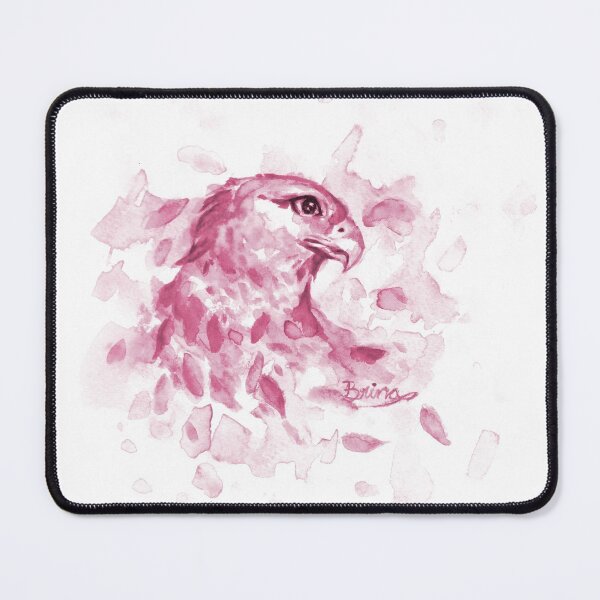Item preview, Watercolor Splash Hawk, pink designed and sold by Brina Williamson.