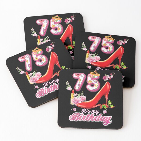 Item preview, It's My Birthday 75 Year Old Sexy And Fabulous 75th Pink  designed and sold by janetconnie8l.