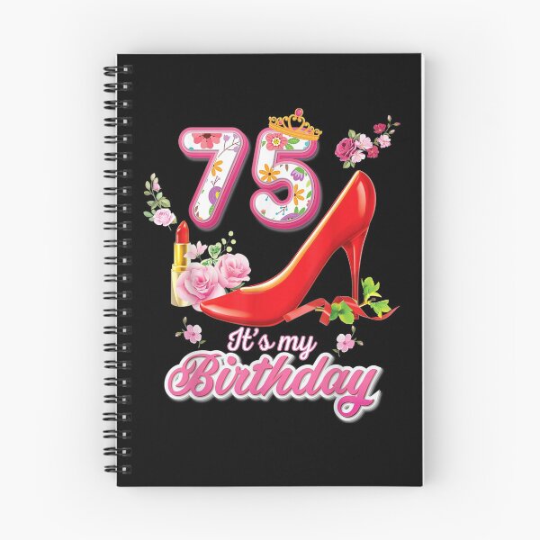 Item preview, It's My Birthday 75 Year Old Sexy And Fabulous 75th Pink  designed and sold by janetconnie8l.