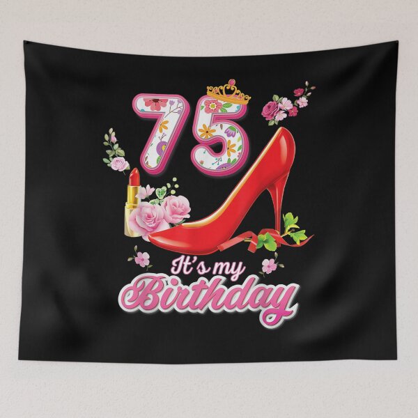 Item preview, It's My Birthday 75 Year Old Sexy And Fabulous 75th Pink  designed and sold by janetconnie8l.