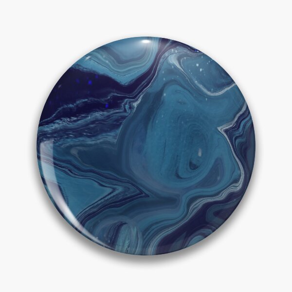 Item preview, Navy Blue Liquid Marble  designed and sold by newburyboutique.