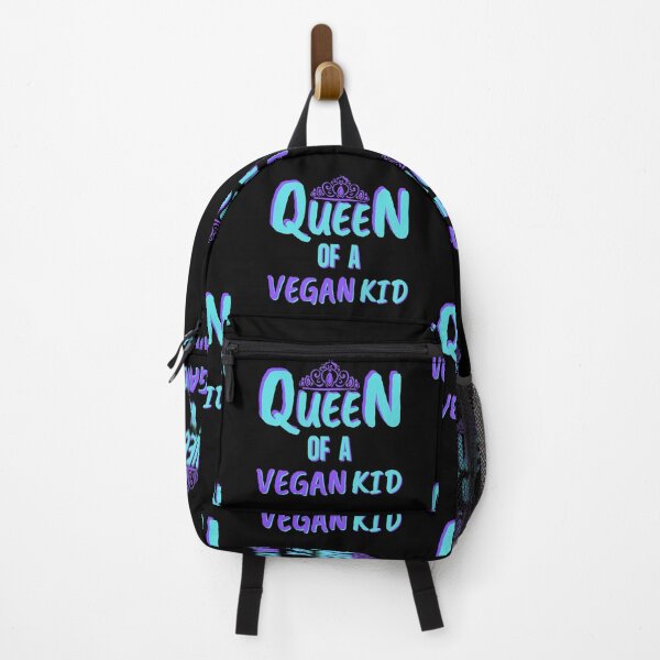 Item preview, Queen Of A Vegan Kid Super Mom Turquoise/Purple Edition designed and sold by Vegginitup.