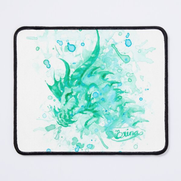 Item preview, Watercolor Splash Dragon designed and sold by Brina Williamson.