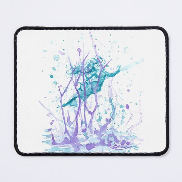 Item preview, Watercolor Splash Mermaid designed and sold by Brina Williamson.