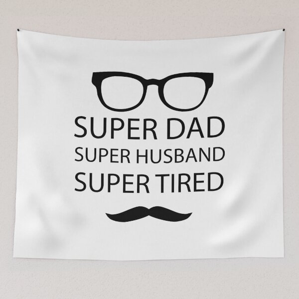 Artikelvorschau, Super Papa Super Ehemann Super müde || Bestes Geschenk für Väter entworfen und verkauft von BlackTulips.