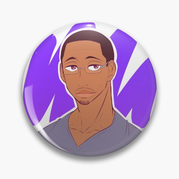 Item preview, Black Anime Man with Glasses designed and sold by Gabe-69.
