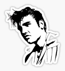 Elvis Presley silhouette Sticker