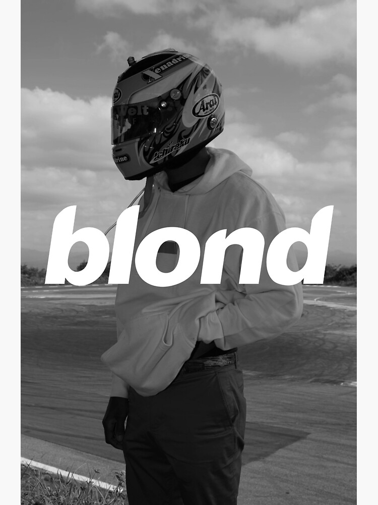 Frank Ocean Helmet Blond Poster Poster