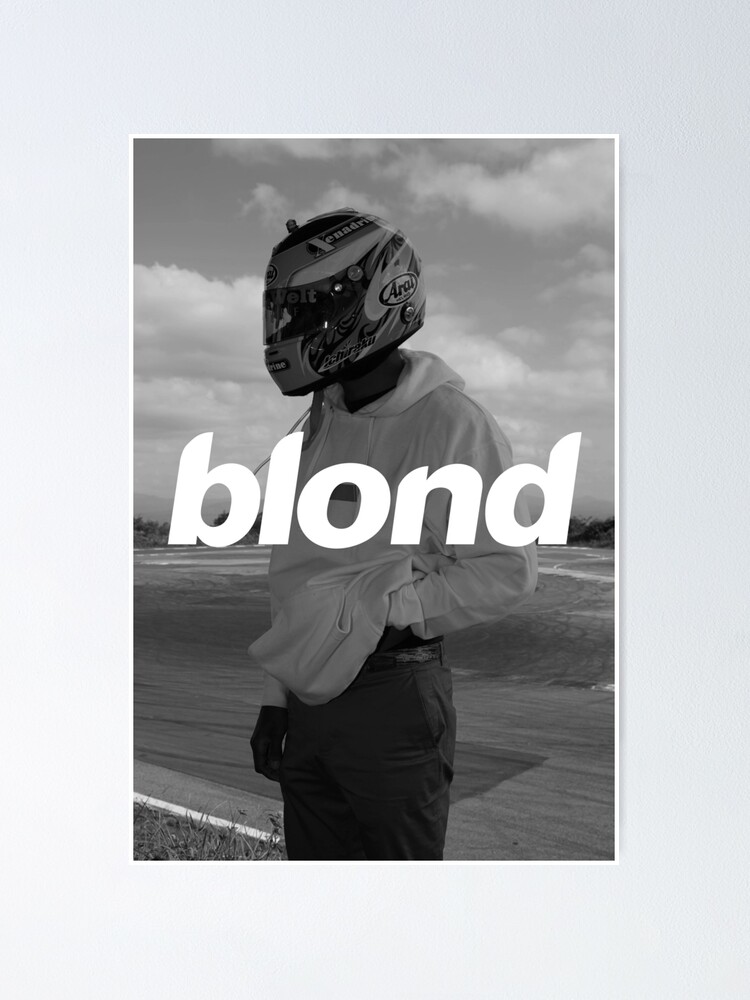 Frank Ocean Helmet Blond Poster Poster