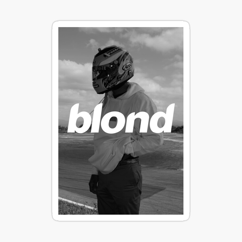 Frank Ocean Helmet Blond Poster Poster