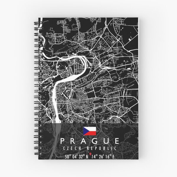Item preview, PRAGUE MAP CZECH REPUBLIC designed and sold by hatimelhag.
