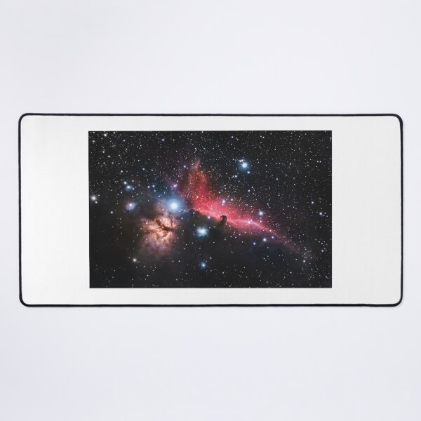The Horsehead and Flame Nebulas Desk Mat