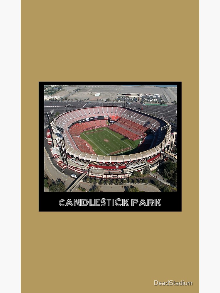 "Candlestick Park Gold" Poster for Sale by DeadStadium Redbubble