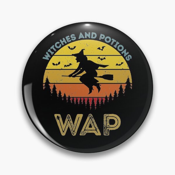 Item preview, Witches And Potions | Retro Sunset Vintage Halloween designed and sold by GravitiTees.