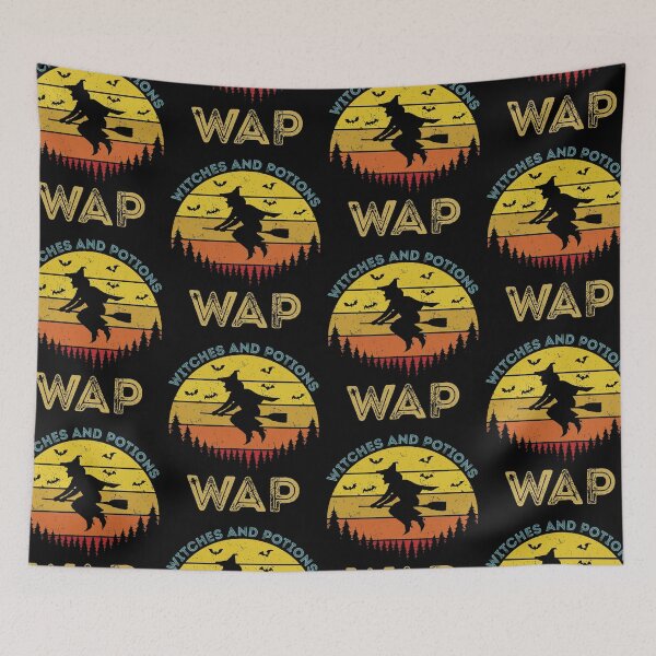 Item preview, Witches And Potions | Retro Sunset Vintage Halloween designed and sold by GravitiTees.