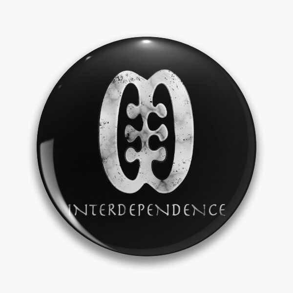 Item preview, West Africa Adinkra Symbol meaning Interdependence designed and sold by signsandsymbols.