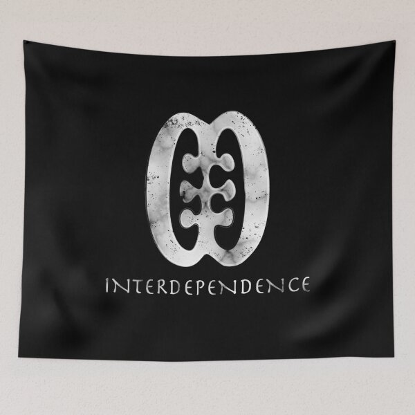 Item preview, West Africa Adinkra Symbol meaning Interdependence designed and sold by signsandsymbols.