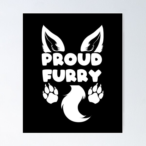 Item preview, Proud Furry Fursona Animal Costume Convention designed and sold by MakeGoodChoices.
