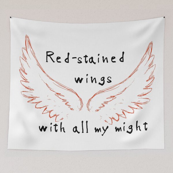 Item preview, Outro: Wings BTS Lyrics designed and sold by bardnbangtan.