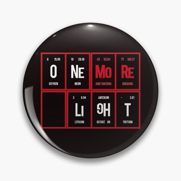 Item preview, One More Light - Periodic Table of Elements designed and sold by Distrowlinc.