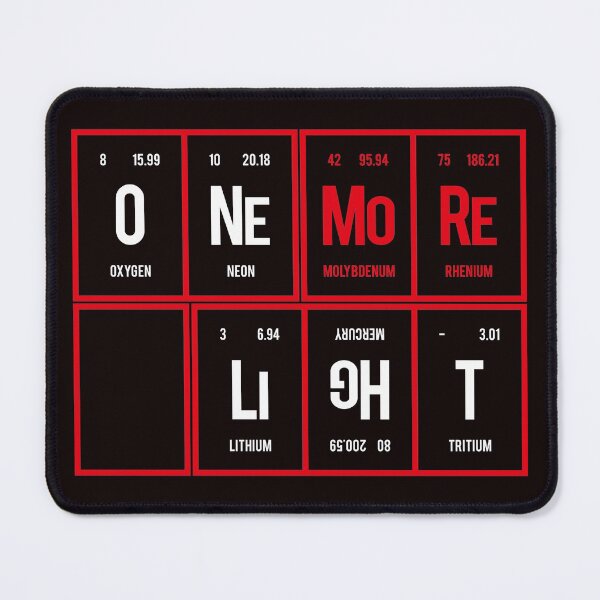 Item preview, One More Light - Periodic Table of Elements designed and sold by Distrowlinc.