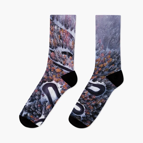Item preview, Black road in the forest designed and sold by OrionPhotograph.