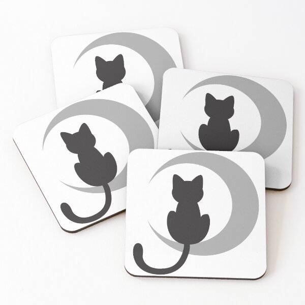 Item preview, Black Cat on the Moon designed and sold by ShopLizCreates.