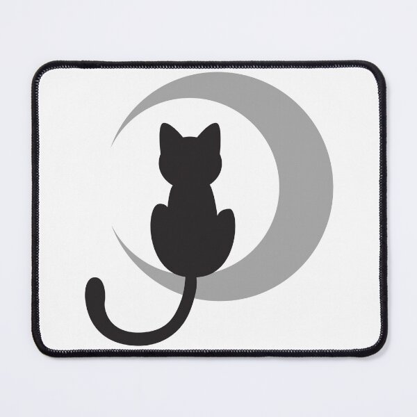 Item preview, Black Cat on the Moon designed and sold by ShopLizCreates.