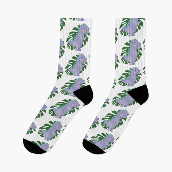 Item preview, Adorable dinosaur on green leaf designed and sold by Cata-mcd.