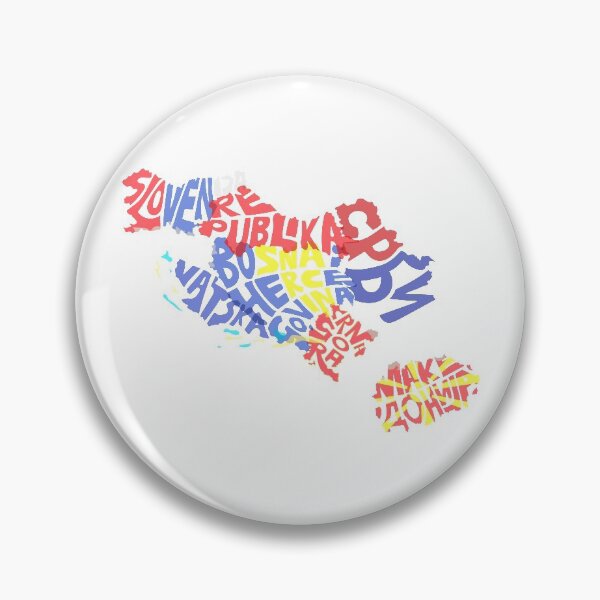 Item preview, Former Yugoslav Countries - Typography designed and sold by Alex Dotulong.