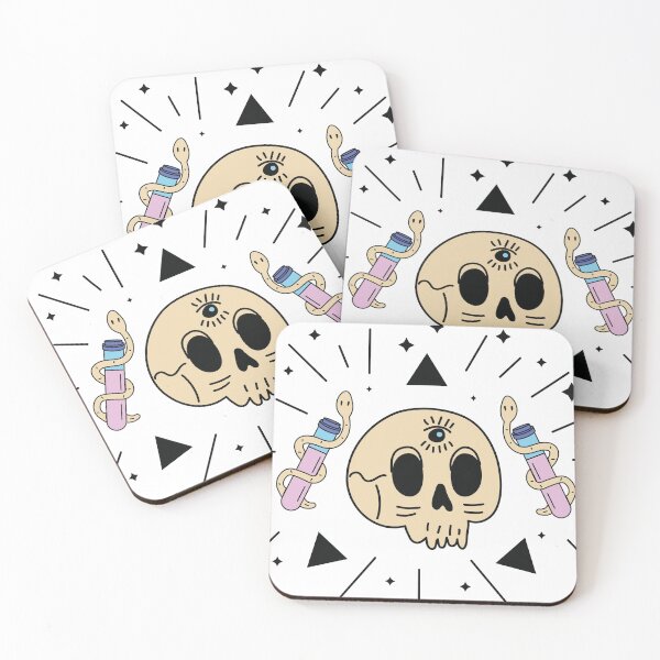 Item preview, Skull and snakes in spells, tarot reading death tarot designed and sold by Thedoode.