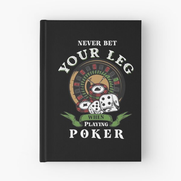 Item preview, Never Bet Your Leg When Playing Poker - funny sarcastic amputee awareness gift  designed and sold by gook78.