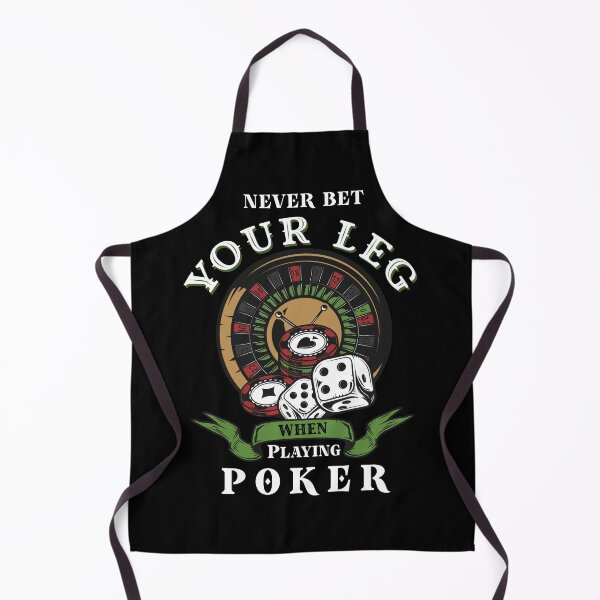Item preview, Never Bet Your Leg When Playing Poker - funny sarcastic amputee awareness gift  designed and sold by gook78.