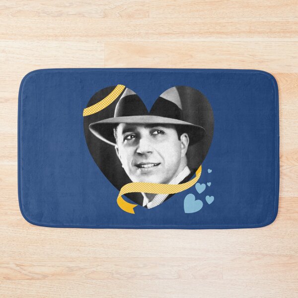 Item preview, Gardel Heart Frame Tango Portrait with Yellow Ribbon designed and sold by infinitetango.