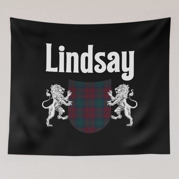 Item preview, Lindsay Clan Scottish Name Coat Of Arms Tartan designed and sold by RosiesSticks.