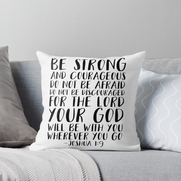 Item preview, Be Strong And Courageous, Joshua 1:9, Bible Verse, Scripture designed and sold by aenaonartwork.