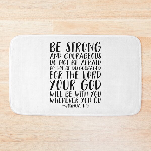 Item preview, Be Strong And Courageous, Joshua 1:9, Bible Verse, Scripture designed and sold by aenaonartwork.