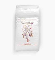 Funda nórdica Dreamcatcher boho live laugh love