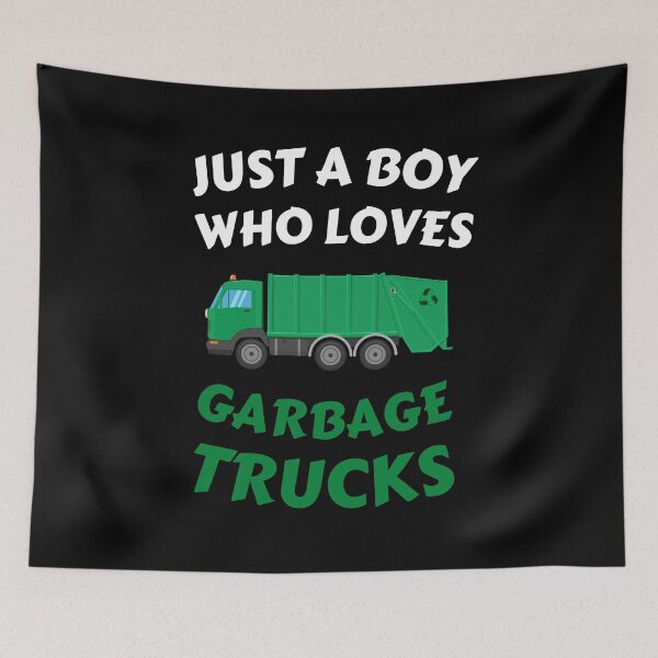 Item preview, Just a Boy Who Loves Garbage Trucks designed and sold by Anton Ashraf.