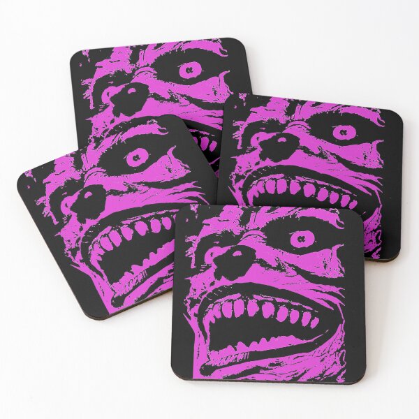 Item preview, pink skull, scary skull, horror, halloween, zombie, ghoul, crazy joker designed and sold by Nostrathomas66.