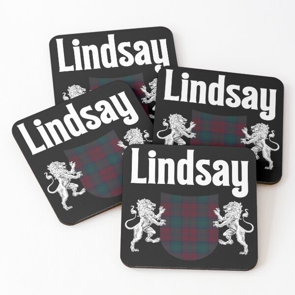 Item preview, Lindsay Clan Scottish Name Coat Of Arms Tartan designed and sold by RosiesSticks.